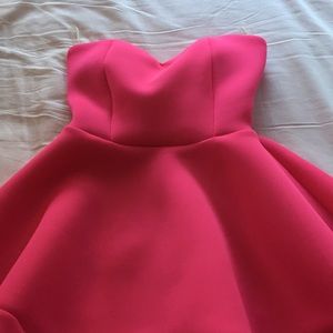 Hot pink Windsor mini dress